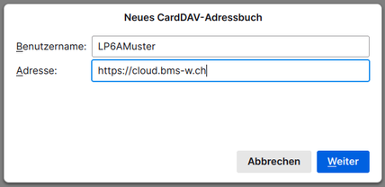 Thunderbird Adressbuch